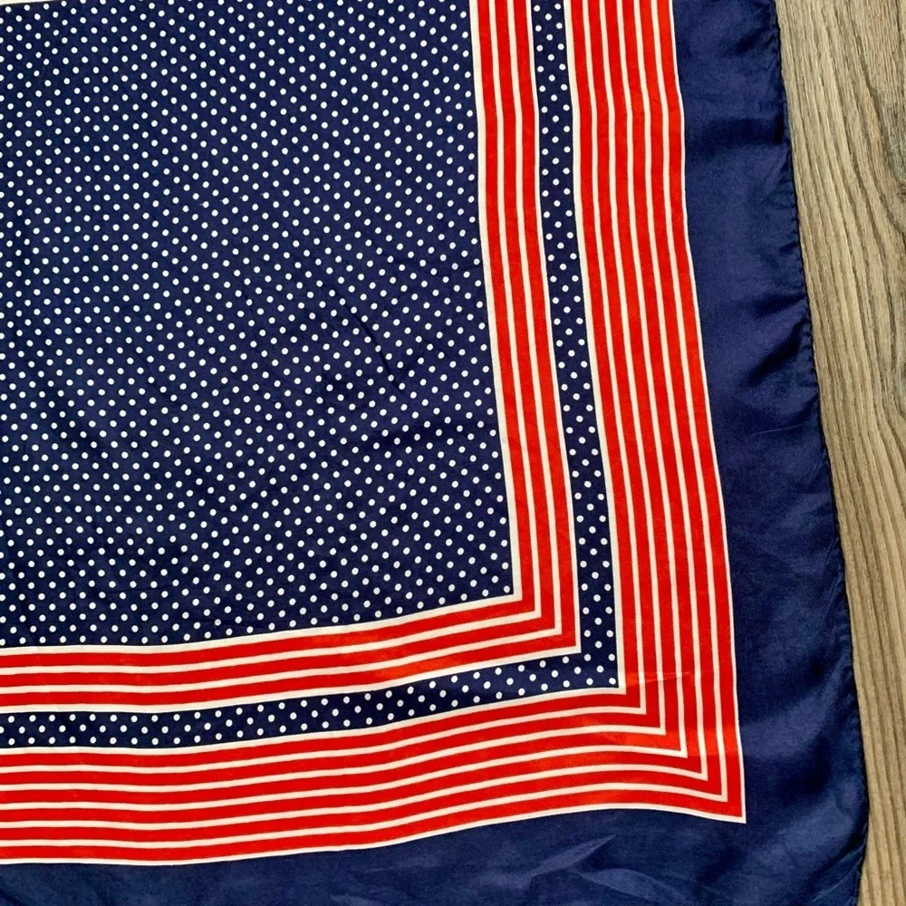 Baar & Beards silk scarf 23/23 inch
